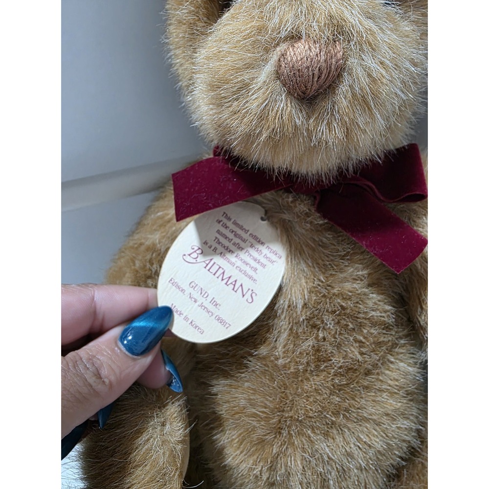 Vintage B Altman's GUND Teddy Bear Limited Edition Department Store Exclusive - Picture 4 of 10
